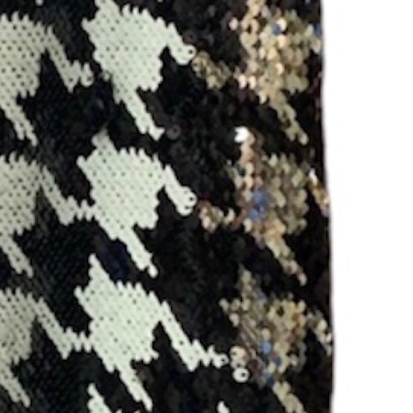 NWT INC INTERNATIONAL CONCEPTS Sequined Houndstooth Pencil Skirt XS - Picture 8 of 10